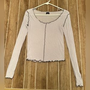 Urban Outfitters Periwinkle Blue Long Sleeve Top